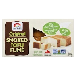 tofumentalページ Sunrise Tofu Smoked, Original - 180 g | Zehrs