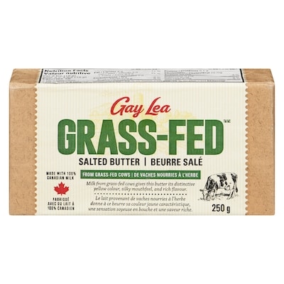 Gay Lea Grass Fed Salted Butter 250 g, $3.40/100g