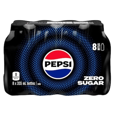 Pepsi Zero Sugar Cola 8x355.0 ml, $0.26/100ml
