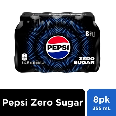 Pepsi Boisson gazeuse Pepsi Zero Sucre 8x355.0 ml, 0,30 $/100ml