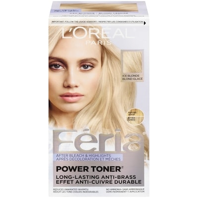 L'Oreal Paris Feria Demi-Permanent Ice Blonde Multi-Faceted Shimmering Colour 1 ea, $17.99/1ea