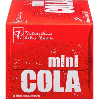 Mini cola, 6&nbsp;canettes