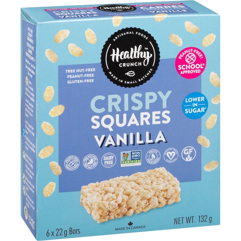 Vanilla Rice Crispy Squares