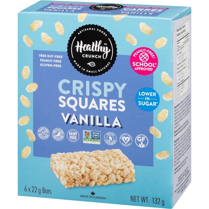 Vanilla Rice Crispy Squares