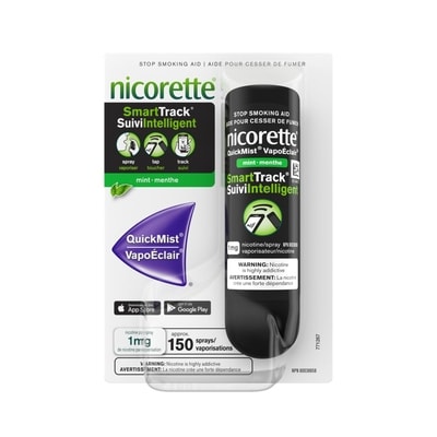 Nicorette Nicotine QuickMist SmartTrack Spray Mint 1mg 1 ea, $40.99/1ea