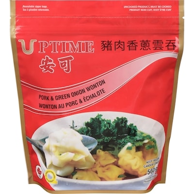 Uptime Pork & Green Onion Wonton  560 g, $1.96/100g
