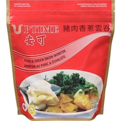 Uptime WONTON AU PORC & ECHALOTE 560 g, 1,96 $/100g