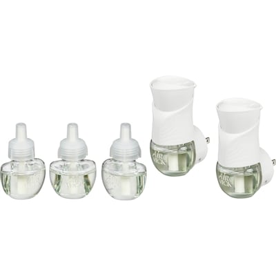 Assainisseur d'air à brancher, Recharges d'huiles parfumées, Crisp Linen, 5 recharges 