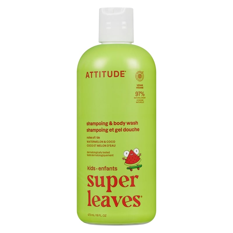 Attitude Shampoing et gel douche coco et melon d'eau - 473 ml