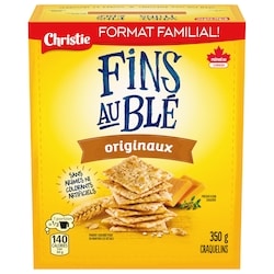 Christie Craquelins FINS AU BLÉ Originaux, format familial 350 g, 1,14 $/100g