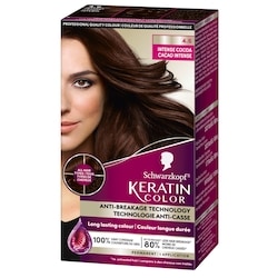 Keratin Color Permanent Hair Color Cream, 4.6 Intense Cocoa