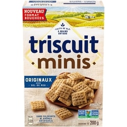 Triscuit Craquelins TRISCUIT Minis originaux 200 g, 1,50 $/100g
