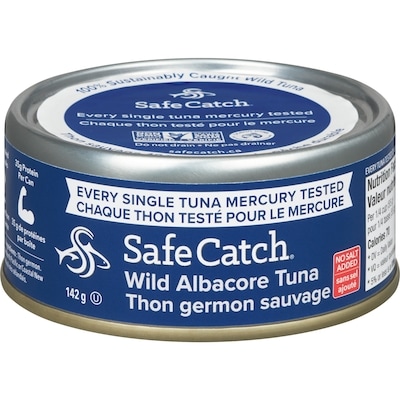 Safe Catch Wild Albacore Tuna Nosalt 142 g, $5.98/100g