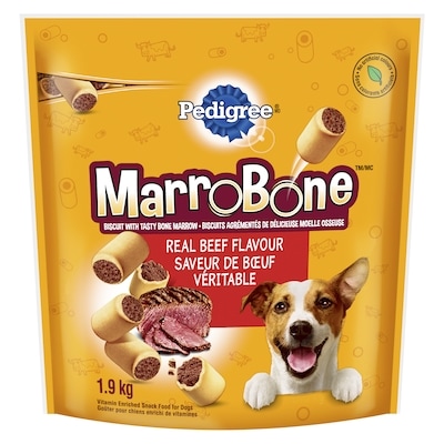 Gâteries pour chiens adultes Marrobone saveur de bœuf véritable