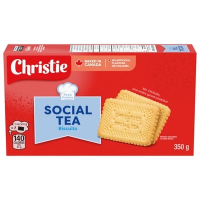 Christie Social Tea 350 g, $1.28/100g