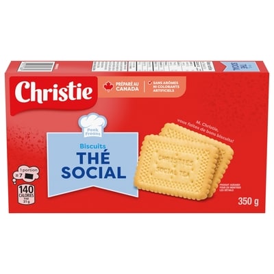 Christie Thé social, à associer au thé, au café ou à toute boisson chaude pour une pause-collation délicieuse 350 g, 1,71 $/100g