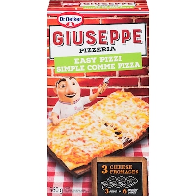 Dr. Oetker Giuseppe Pizzeria Simple Comme Pizza 3 Fromages 3x186.0 g, 0,42 $/100g