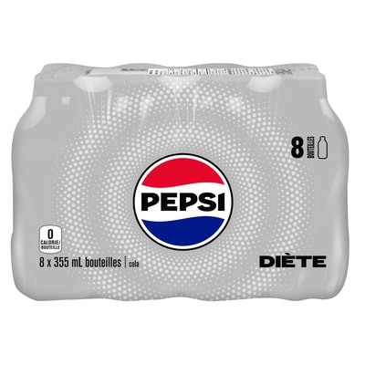 Pepsi Cola Diète 8x355.0 ml, 2,05 $/100ml