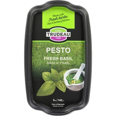 Trudeau Fresh Basil Pesto 142 g, $3.51/100g