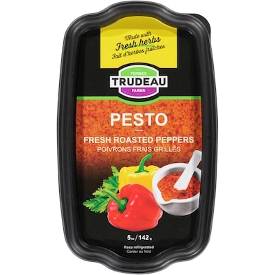Trudeau Pesto Poivrons frais Grillés 142 g, 3,51 $/100g