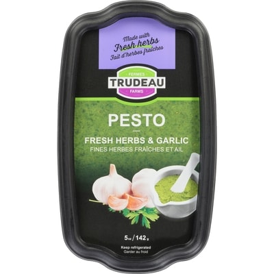 Trudeau Garlic & Fresh Herbs Pesto 142 g, $3.51/100g