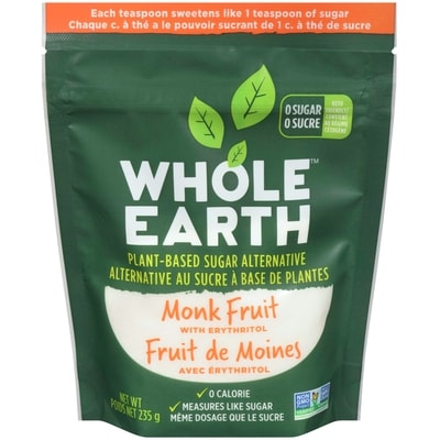 Whole Earth Sweetner Co. Wesc Edulcorant Fruit Moines 235 g, 4,89 $/100g