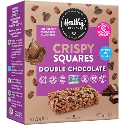 Healthy Crunch Double Chocolate Crispy Square 132 g, $4.54/100g