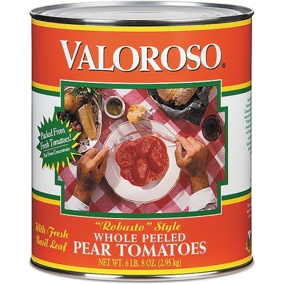 Stanislaus Pear Tomatoes 2.84 l, $0.35/100ml