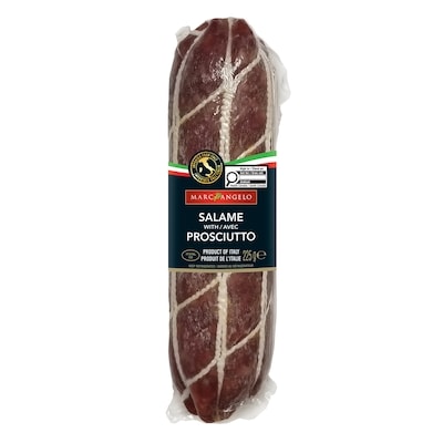Marc Angelo Salami avec prosciutto 225 g, 4,88 $/100g