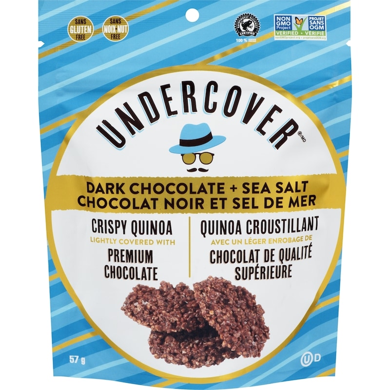 Crispy Quinoa, Dark Chocolate & Sea Salt