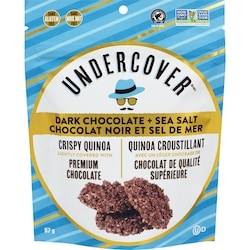 Undercover Quinoa croustillant chocolat noir et sel de mer 57 g, 9,63 $/100g