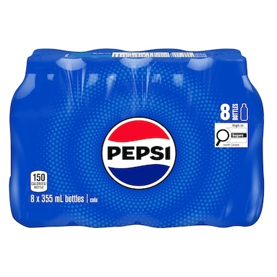 Pepsi Soda   8x355.0 ml, $0.30/100ml