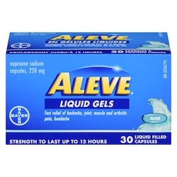 Pain Relief Liquid Gels, Strength to Last Up to 12 Hours