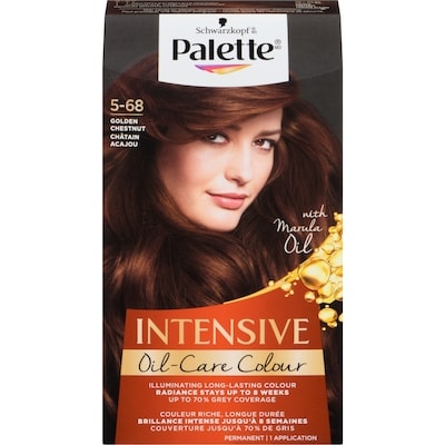 Schwarzkopf Palette Intensive Oil-Care Colour Permanent 5-68 Golden Chestnut 1 ea, $8.00/1ea