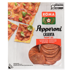 Roma Pepperoni Caserta piquant tranché 375 g, 2,40 $/100g