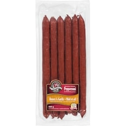 Grimm’s Pepperoni miel et ail 600 g, 2,17 $/100g