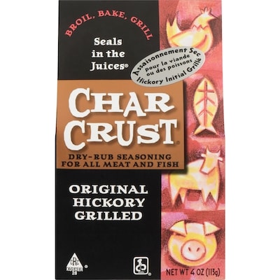 Char Crust Original Hickory Dry Rub 113 g, $9.73/100g