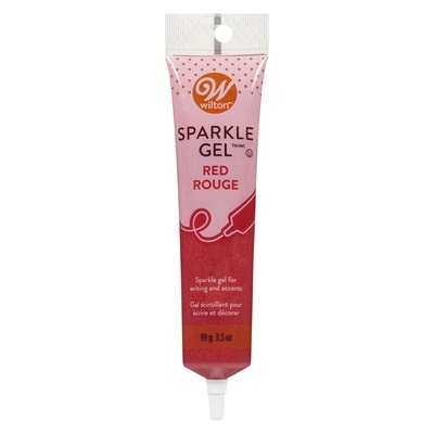 Gel scintillant, rouge