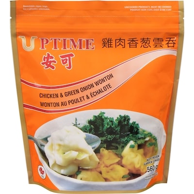 Uptime Wonton Au Poulet & Échalote  560 g, 1,96 $/100g