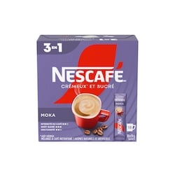 Nestlé Mélange à café instantané aromatisé Crémeux et sucré Moka 351 g, 2,85 $/100g