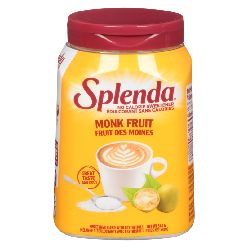 No Calorie Granulated Monk Fruit Sweetener Jar