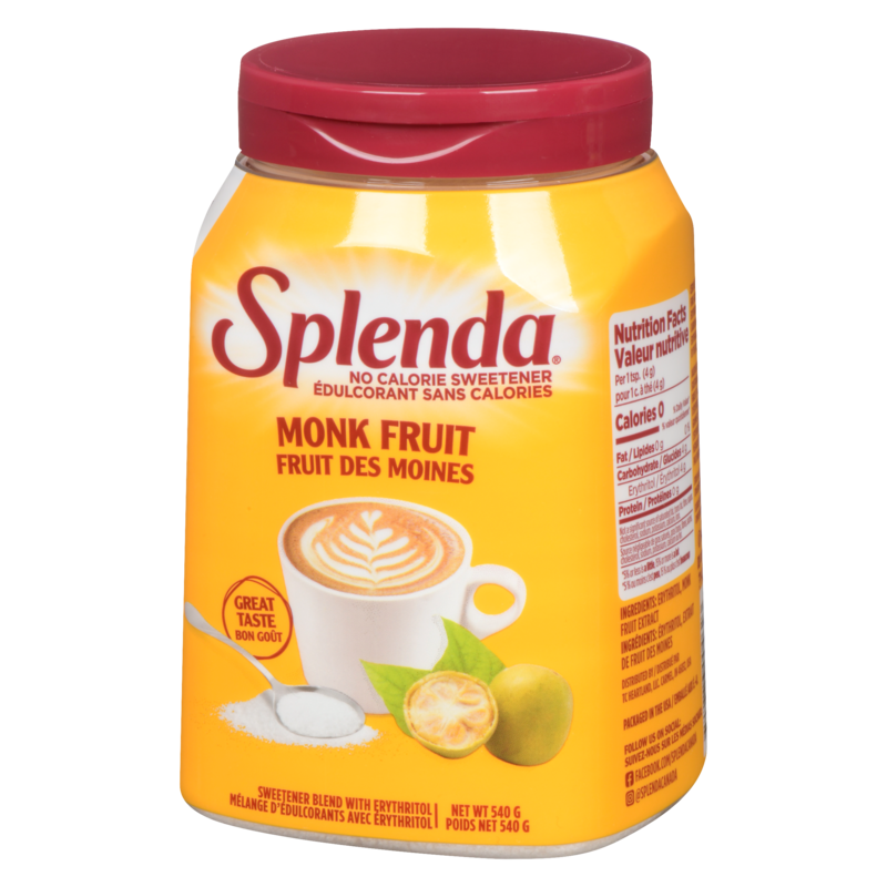 No Calorie Granulated Monk Fruit Sweetener Jar