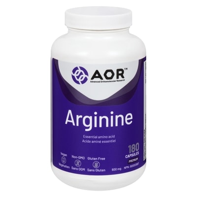 AOR Arginine 600 Mg 180 ea, $0.25/1ea