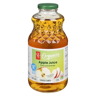 President's Choice Apple Juice Organic 946 ml, $0.32/100ml