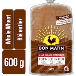 Bon Matin Pain multigrains fins 600 g, 0,80 $/100g