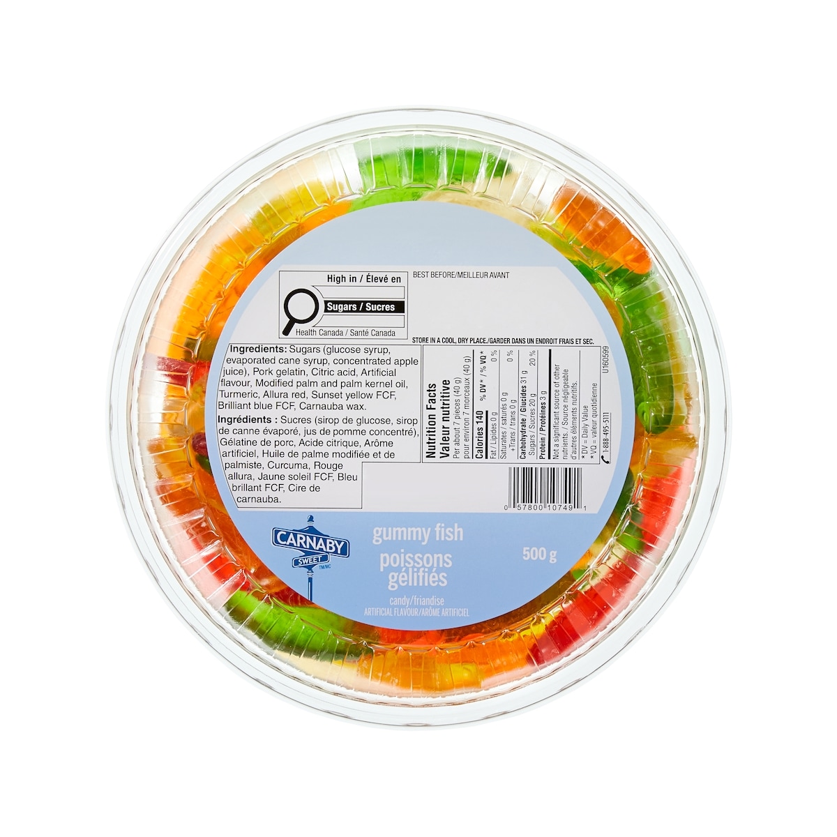 Carnaby Sweet Gummy Fish Candy