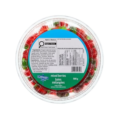 Carnaby Sweet Mixed Berries Candy 500 g, $1.10/100g
