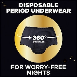 下着・アンダーウェア Zzz Always ZZZ Overnight Disposable Period Underwear for Women Sz L
