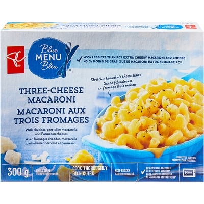PC Blue Menu Mac & Cheese 300 g, $1.66/100g