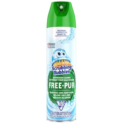 Scrubbing Bubbles FREE Bathroom Cleaner Aerosol 623 g, $0.77/100g